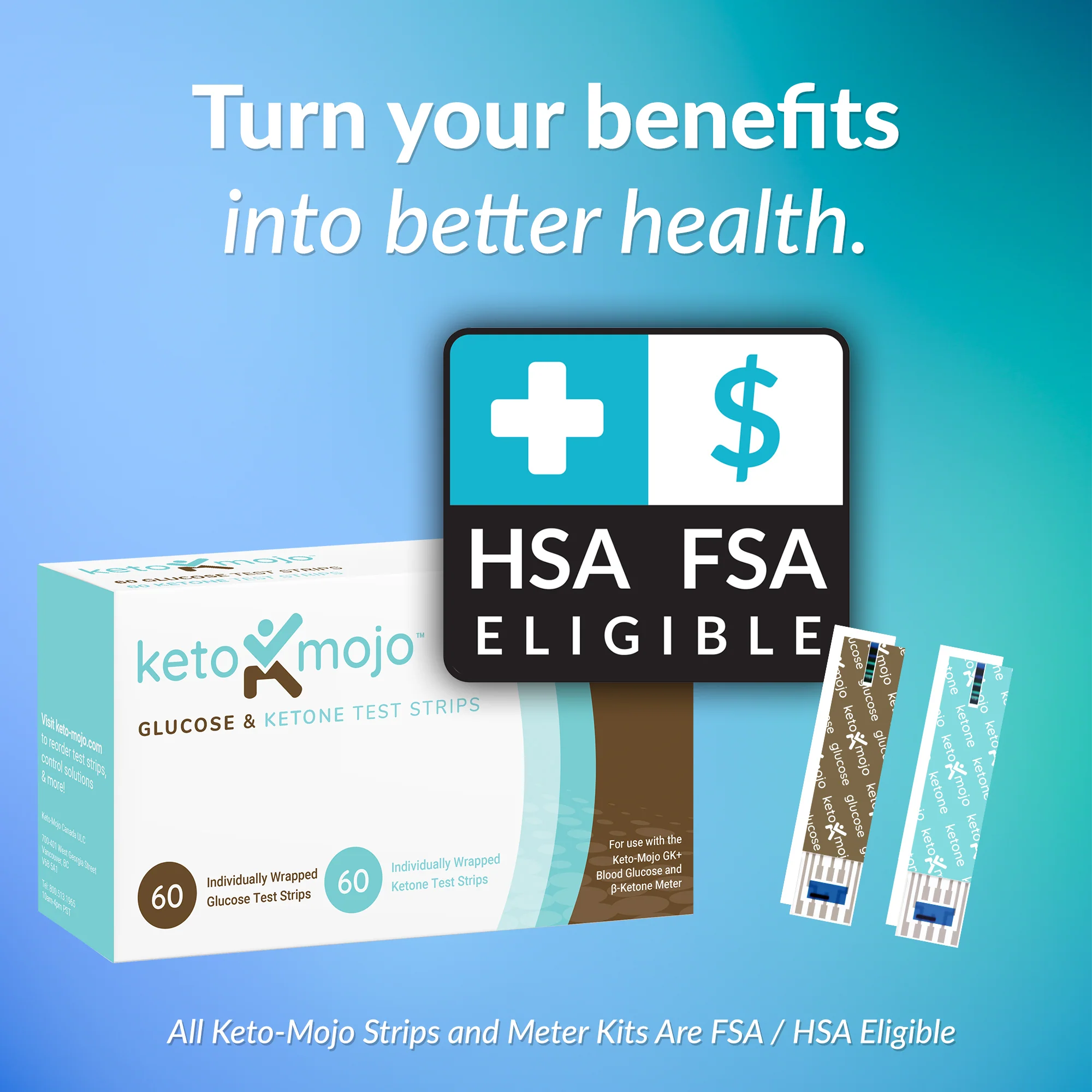 GK+ COMBO Test Strips (60 Glucose & 60 Ketone) - Image 4