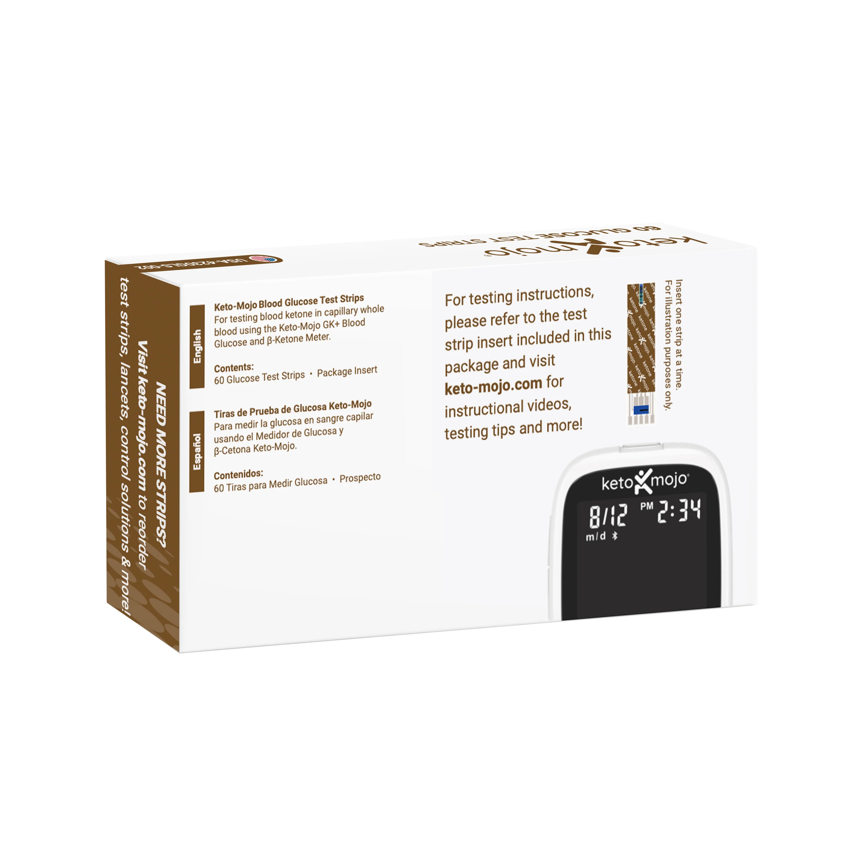 GK+ Glucose Test Strips (60 pack) - Image 3